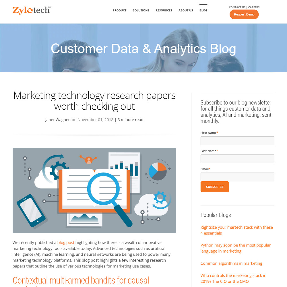 Marketing technology research papers worth checking out